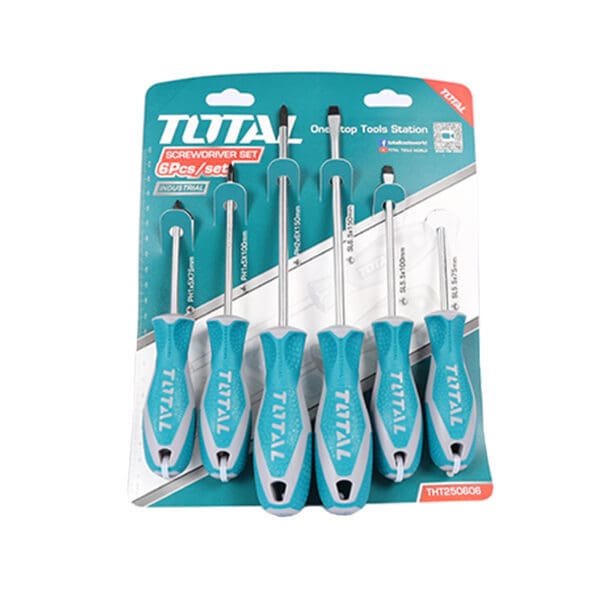 Screwdriver Set 6Pcs, TOTAL TOOLS