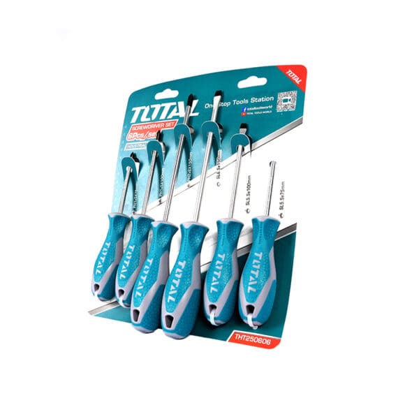 Screwdriver Set 6Pcs, TOTAL TOOLS