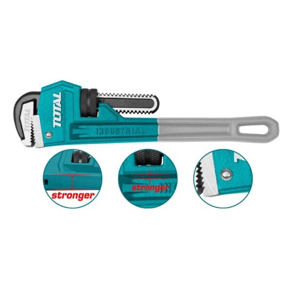 Pipe Wrench 250mm (10"), TOTAL TOOLS