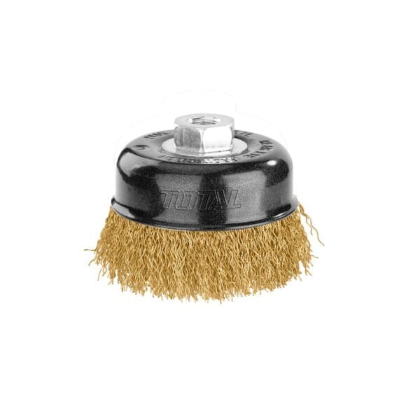 Cup Brush 75mm Wire 0.3mm, TOTAL TOOLS