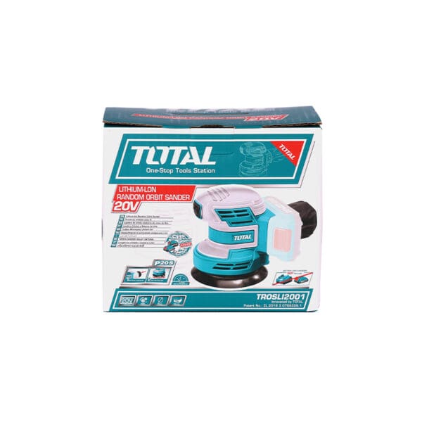 Cordless 20V Orbital Sander Random, TOTAL TOOLS