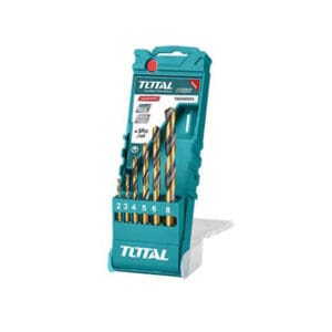 HSS Twist Drill Bits Set 6Pcs In Hard Plastic, TOTAL TOOLS