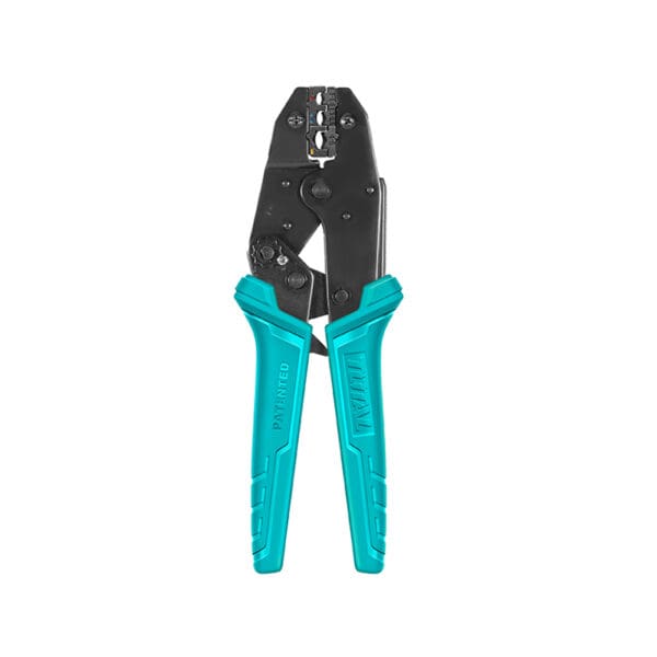 Ratchet Crimping Plier 9" Insulated Terminals, TOTAL TOOLS