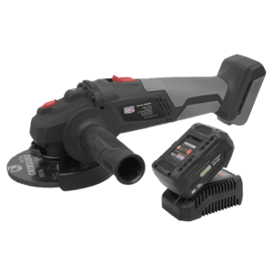 Cordless Brushless Angle Grinder Kit Ø115mm 20V 4Ah, SEALEY UK