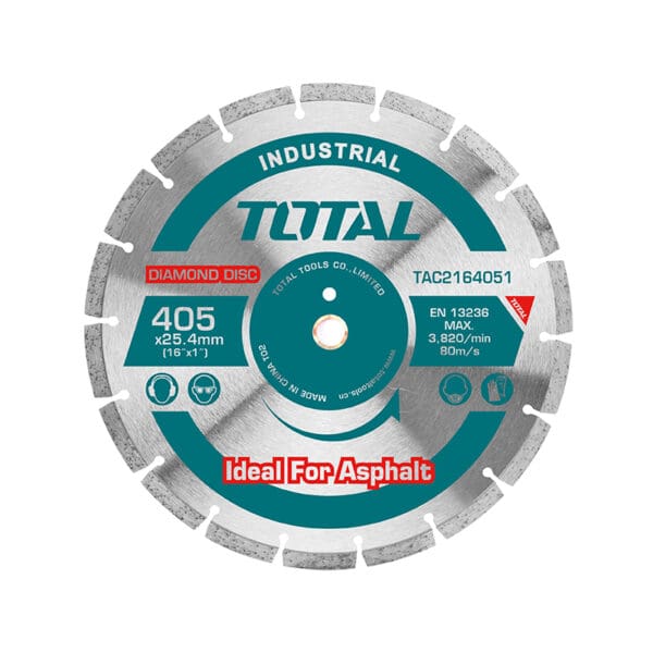 405mm Diamond Disc For Tar Cutting (16"), TOTAL TOOLS