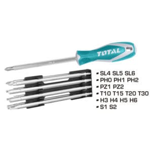 Screwdriver Set 18 In 1, TOTAL TOOLS