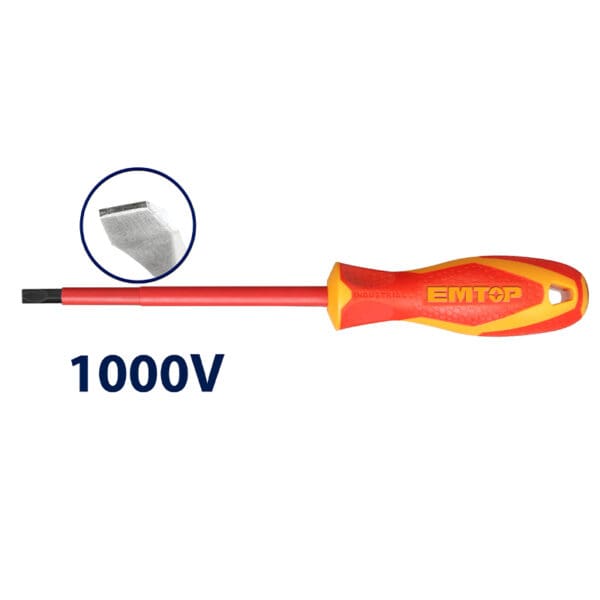 Screwdriver Insulated CR-V SL5.5×125, TOTAL TOOLS