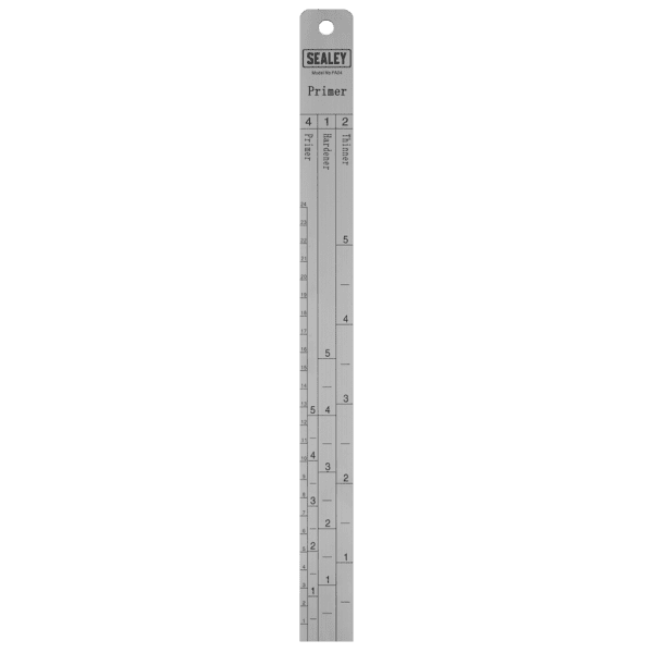 Aluminium Paint Measuring Stick 2:1/4:1, SEALEY UK