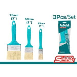 3 Pcs Paint Brush Set, TOTAL TOOLS