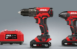 Cordless drill set