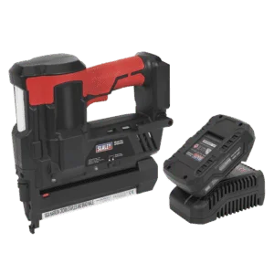 Cordless Nailer Stapler 18G 20V 2Ah Lithium-ion, SEALEY UK