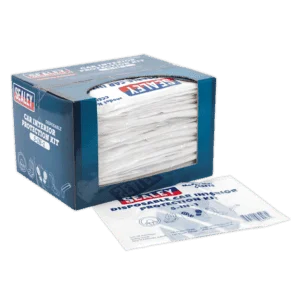 5-in-1 Disposable Car Interior Protection Kit Box of 50, SEALEY UK